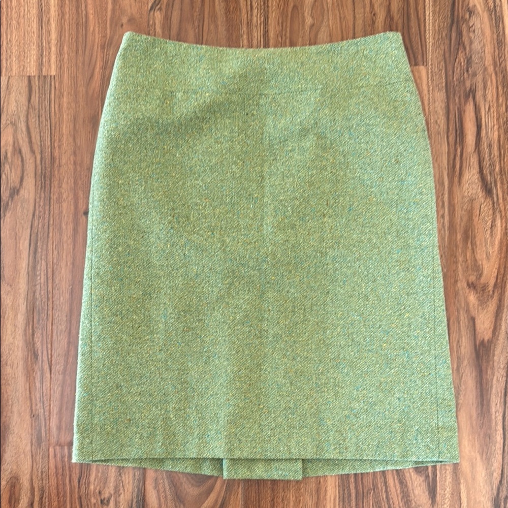 Ann Taylor LOFT 💚GREEN💚 SKIRT SIZE 6 🌟EUC🌟 - Picture 9 of 10